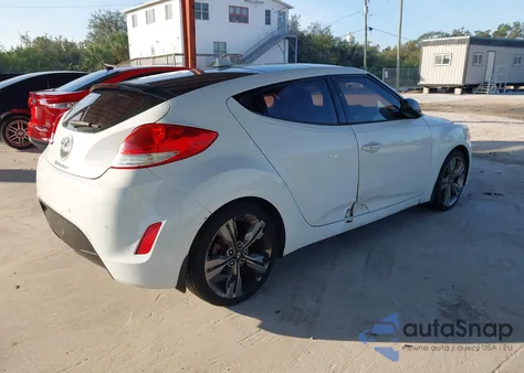 2012 Hyundai Veloster Base W/Gray from USA, damaged, VIN KMHTC6AD2CU025161